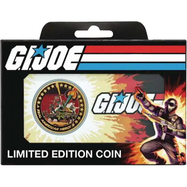 GI Joe Real American Hero #1 Gold Plated Metal Coin (Pre-Order ships February)