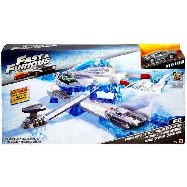 The Fast and the Furious F8 Frozen Missile Attack Playset [Ice Charger]