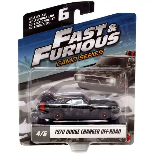 The Fast and the Furious Camo Series 1970 Dodge Charger Off-Road Diecast Car #4/6