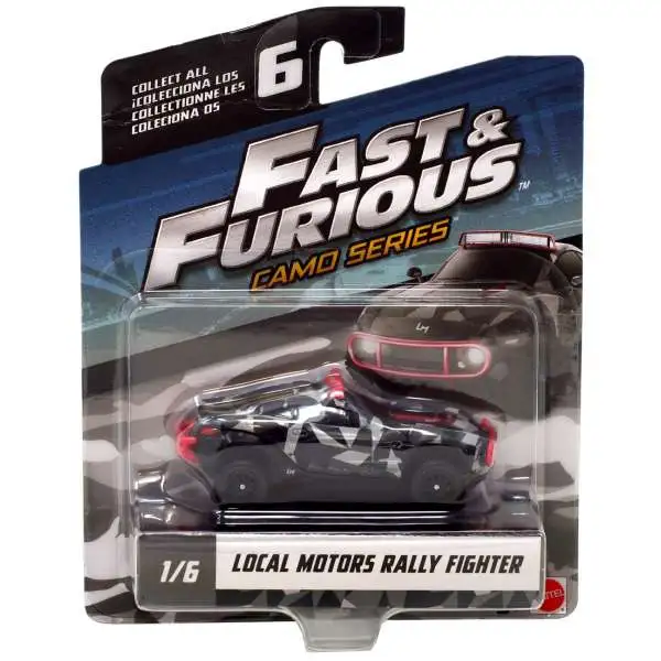 The Fast and the Furious Camo Series Local Motors Rally Fighter Diecast Car #1/6