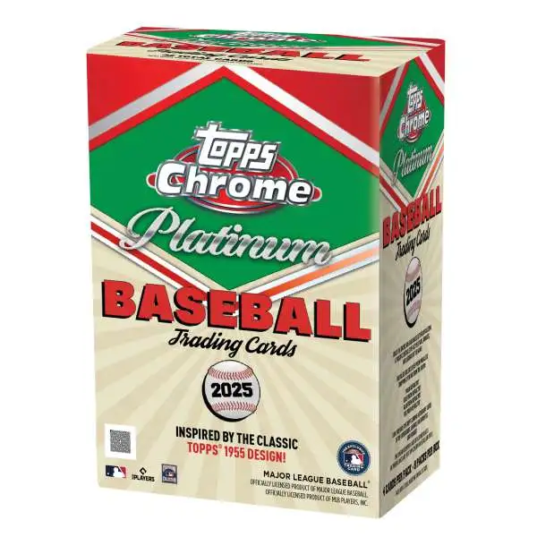 MLB Topps 2025 Chrome Platinum Baseball Trading Card BLASTER Box [8 Packs]