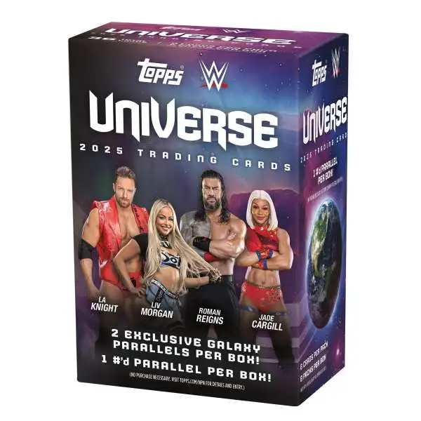 WWE Wrestling Topps 2025 Universe Trading Card BLASTER Box [6 Packs]