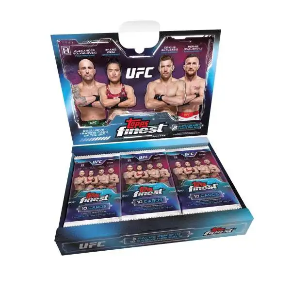 UFC Topps 2025 Finest Trading Card HOBBY Box [6 Packs]