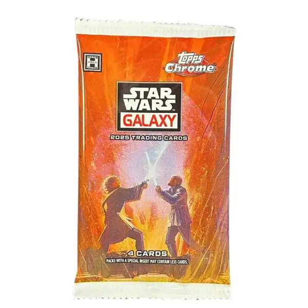 Star Wars Topps 2025 Chrome Galaxy Trading Card HOBBY Pack