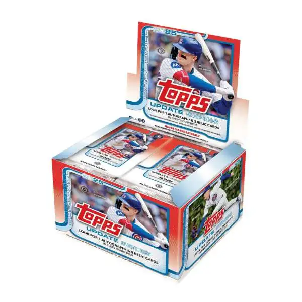 MLB 2025 Topps Baseball Update Series Trading Card HOBBY JUMBO Box [10 Packs]