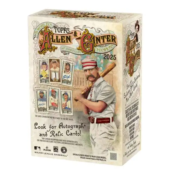 MLB Topps 2025 Allen & Ginter Baseball Trading Card BLASTER Box [8 Packs]