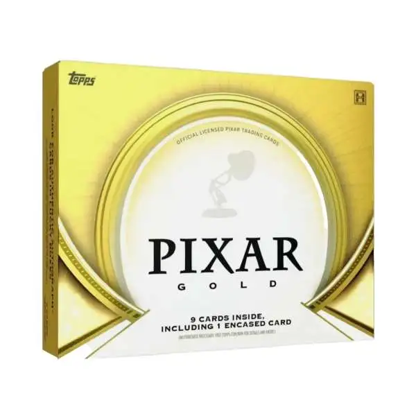 Topps 2025 Pixar Gold Trading Card Hobby Box [9 Cards]