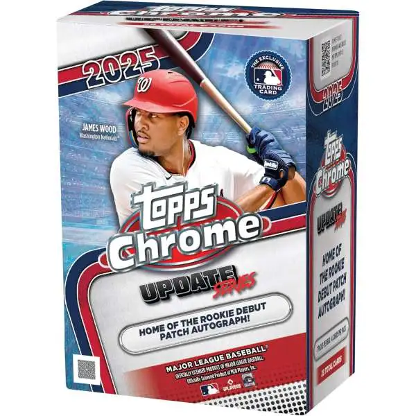 MLB Topps 2025 Chrome Update Series Baseball Trading Card BLASTER Box [7 Packs]