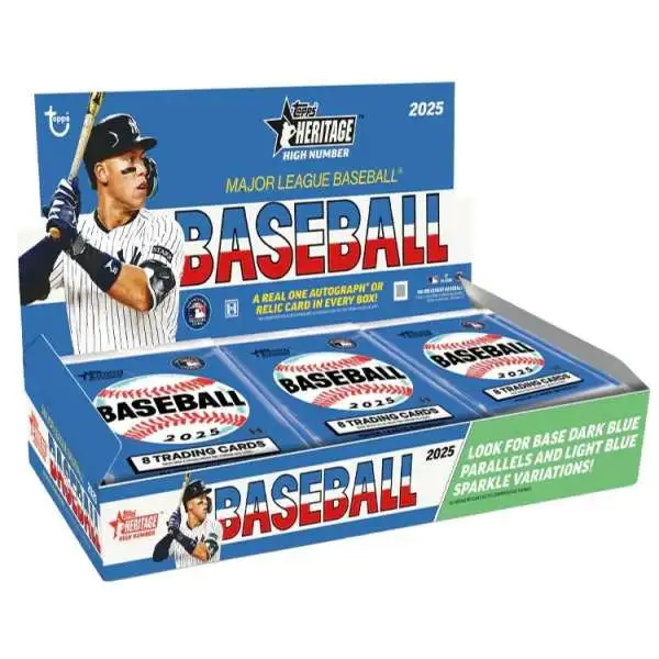 MLB Topps Trading Cards 2025 Topps Heritage High Number Baseball Trading Card Hobby Box [24 Packs]
