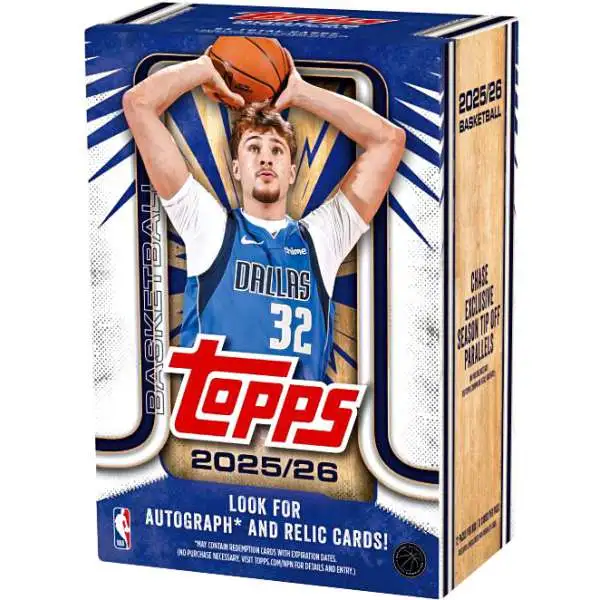 NBA Topps 2025-26 Basketball Trading Card BLASTER Box [7 Packs]