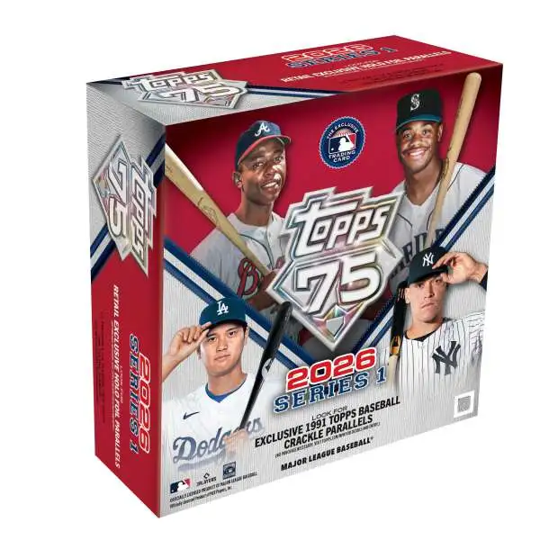 MLB 2026 Topps Baseball Series 1 Trading Card MEGA Box [14 Packs]