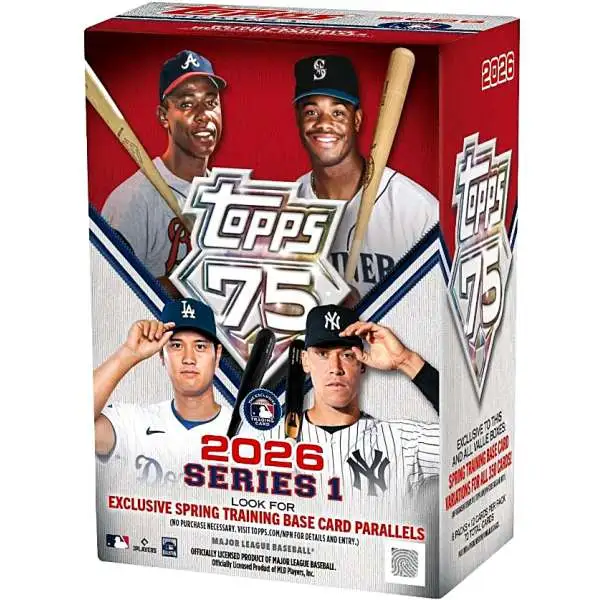 MLB Topps 2026 Series 1 Baseball Trading Card BLASTER Box [6 Packs]