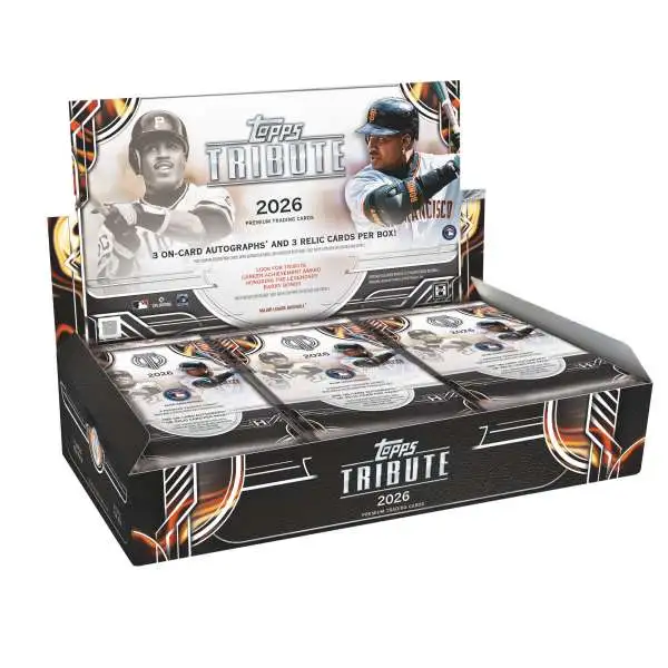 MLB Topps 2026 Tribute Baseball Trading Card HOBBY Box [6 Packs] (Pre-Order ships July)