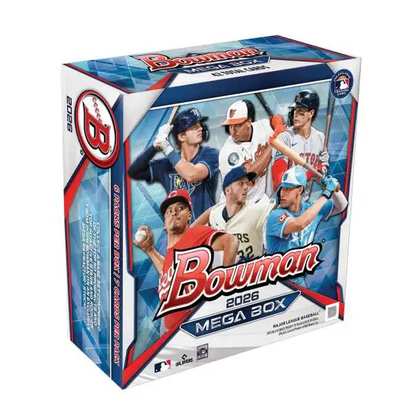 MLB Topps 2026 Bowman Baseball Trading Card MEGA Box [6 Packs] (Pre-Order ships May)