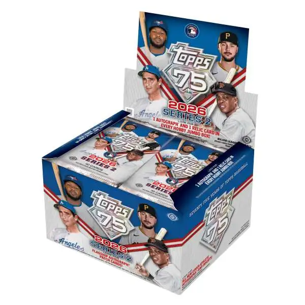 MLB Topps 2026 Series 2 Baseball Trading Card JUMBO Box [10 Packs]