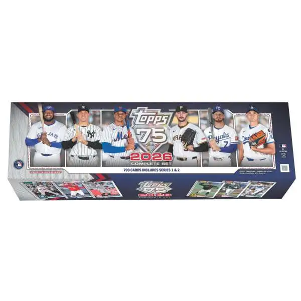 MLB Topps Trading Cards 2026 Baseball Trading Card Complete Set [700 Cards]