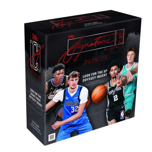 NBA Topps 2025-26 Signature Class Basketball Trading Card MEGA Box [10 Packs]