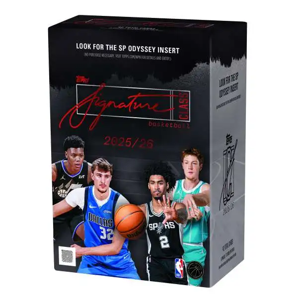 NBA Topps 2025-26 Signature Class Basketball Trading Card BLASTER Box [6 Packs]