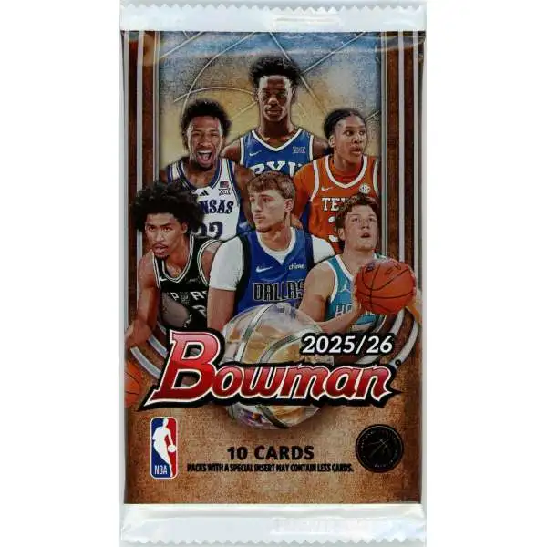 NBA Topps 2025-26 Bowman Basketball Trading Card HOBBY JUMBO Pack