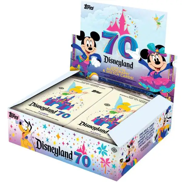 Disney Topps 2025 Disneyland 70th Anniversary Trading Card BLASTER