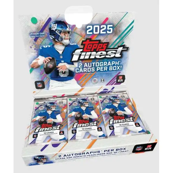 NFL Topps 2025 Finest Football Trading Card HOBBY Box [6 Packs]