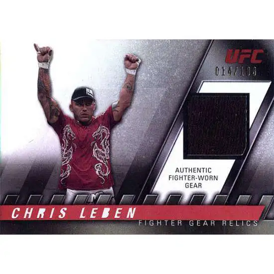 Topps UFC 2010 Knockout Relic Chris Leben FG-CL