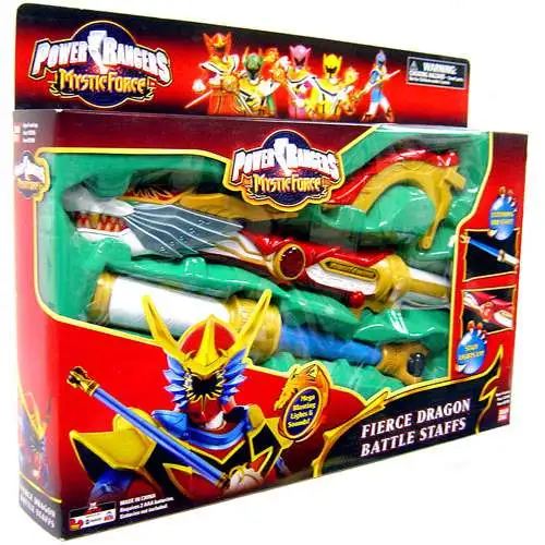 Power Rangers Mystic Force Fierce Dragon Battle Staffs Roleplay Toy [Damaged Package]