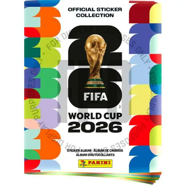 FIFA World Cup Panini 2026 Soccer Sticker Album (Pre-Order ships June)