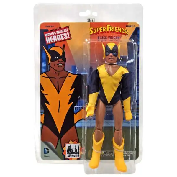 DC World's Greatest Heroes! Super Friends! Series 2 Black Vulcan Retro Action Figure
