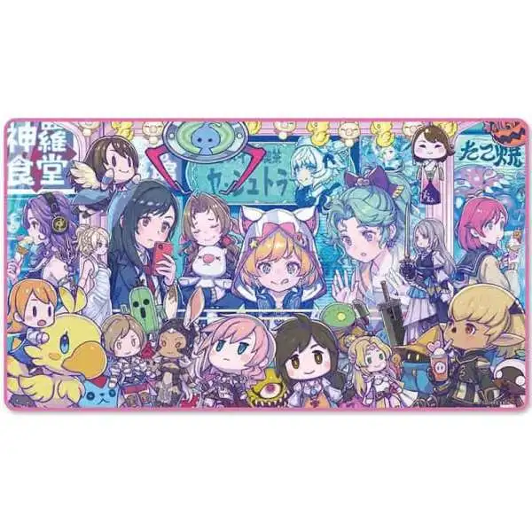 ファイナルファンタジー VII、X、SQkawaiiSoundsプレイマット Final Fantasy VII SQkawaii Sounds Illustration Playmat SQE859293