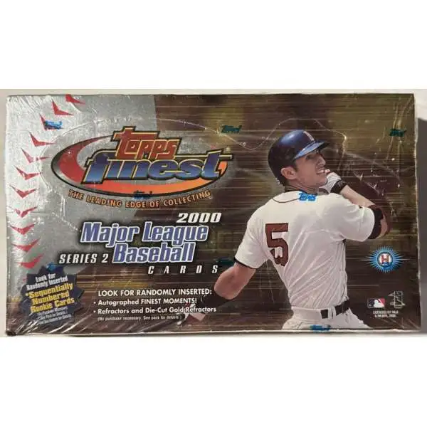 MLB Topps 2000 Finest Series 2 Baseball Trading Card HOBBY Box [24 Packs]
