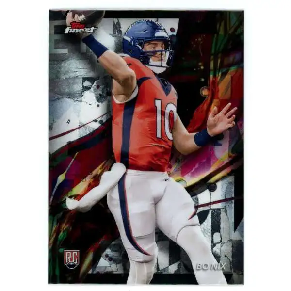 NFL Topps 2024 Finest Football Common Bo Nix #63 [Rookie]