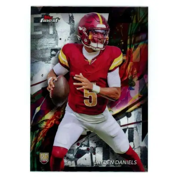 NFL 2024 Topps Finest Football Common Jayden Daniels #67 [Rookie]