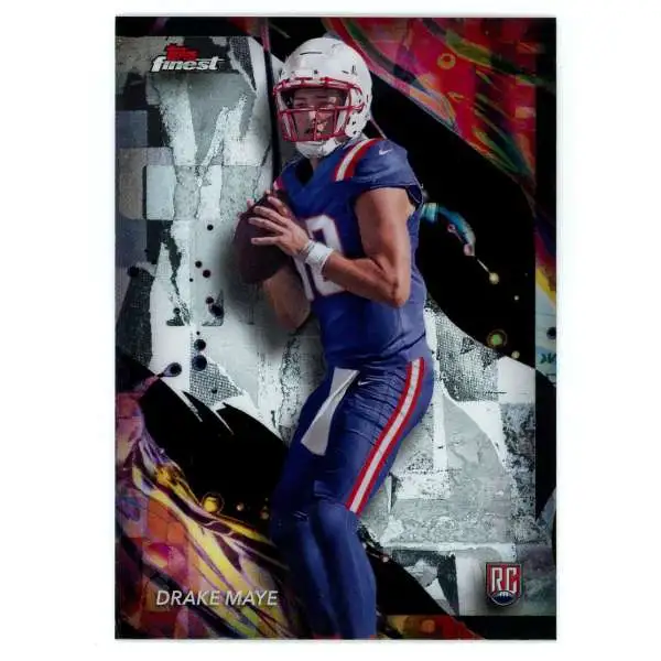NFL 2024 Topps Finest Football Uncommon Drake Maye #162 [Rookie]