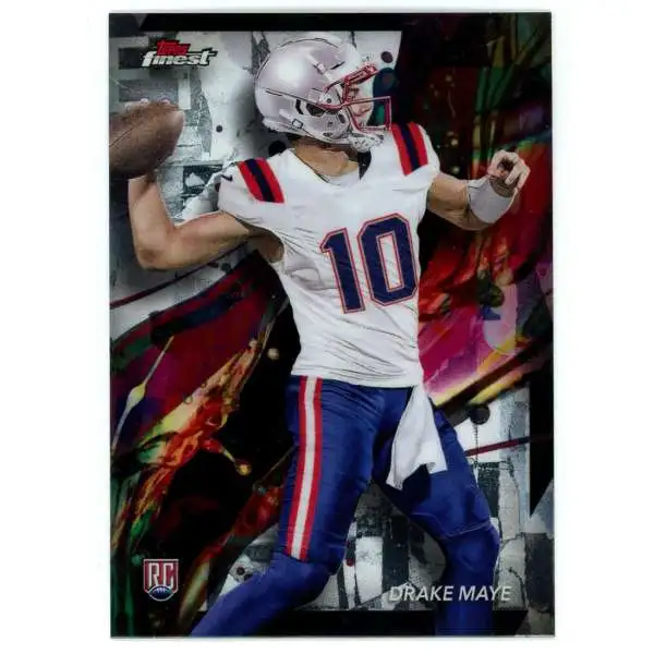 NFL 2024 Topps Finest Football Common Drake Maye #62 [Rookie]