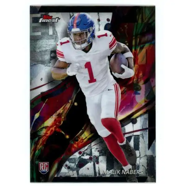 NFL 2024 Topps Finest Football Common Malik Nabers #90 [Rookie]