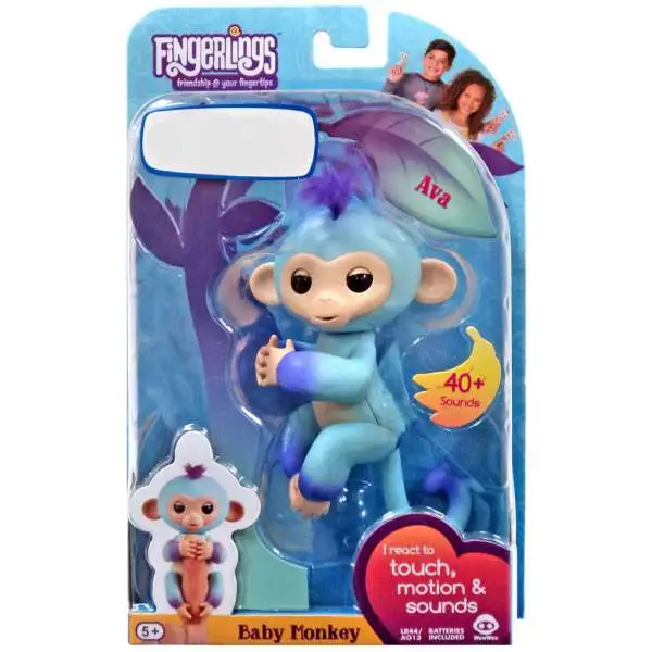 Fingerlings Baby Unicorn - Alika (Purple with Rainbow Mane and Tail) -  Interactive Baby Pet - WowWee