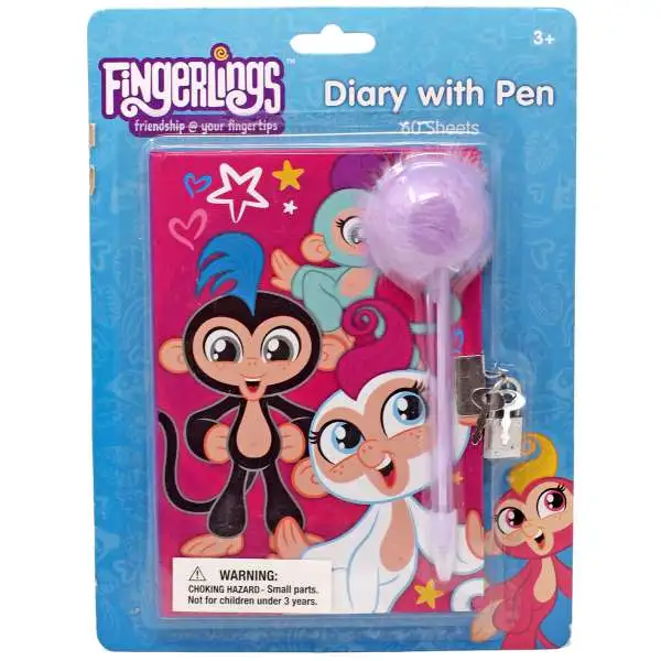 Fingerlings Diary with Pen