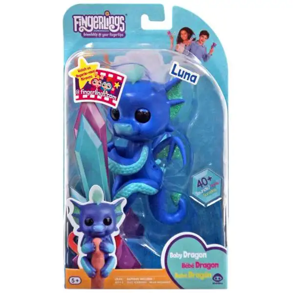 Fingerlings Baby Dragon Luna Exclusive Figure [Purple]