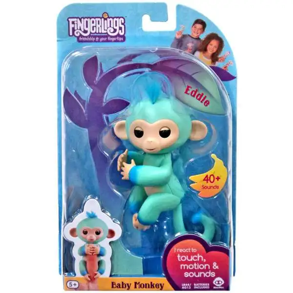 Fingerlings Baby Monkey Eddie Figure