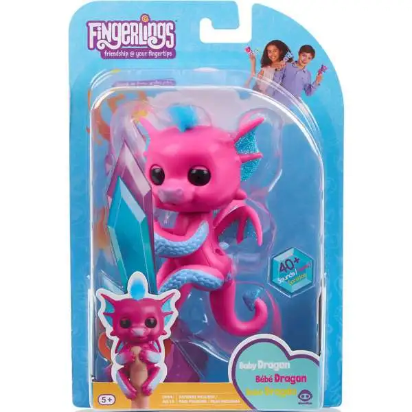 Fingerlings Baby Dragon Sandy Figure [Pink]