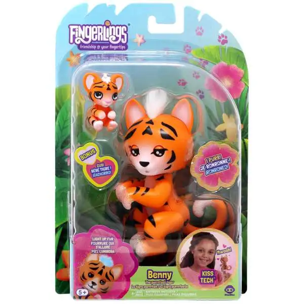 Fingerlings The Purrrfect Tiger Benny Figure [Lights Up!]