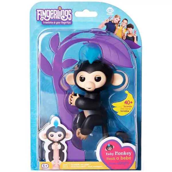 Fingerlings Baby Monkey Finn Figure