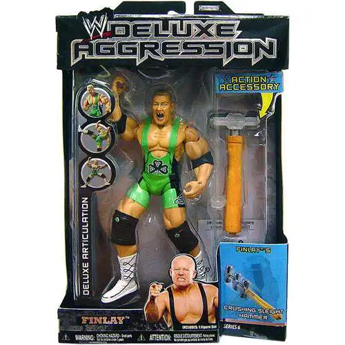 WWE Wrestling Deluxe Aggression Series 6 Finlay Action Figure
