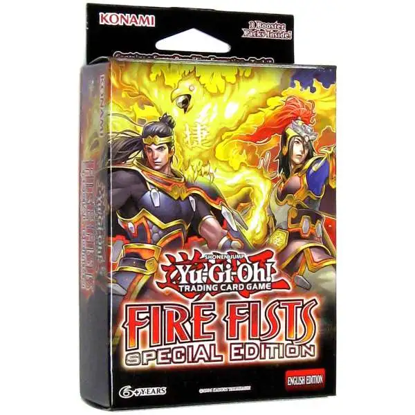 YuGiOh Fire Fists Special Edition [3 Booster Packs & Super Rare Variant Card!]