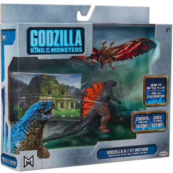 King of the Monsters Matchup Fire Godzilla & Mothra Action Figure 2-Pack