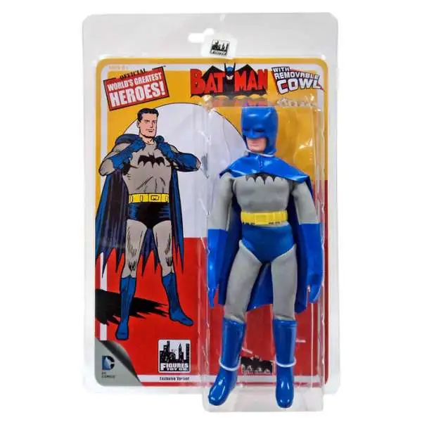 DC World's Greatest Heroes! First Appearances Series 1 Batman Action Figure [Removable Cowl]