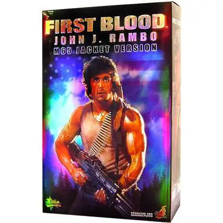 First Blood Movie Masterpiece John J. Rambo Action Figure [M65 Jacket, Damaged Package]