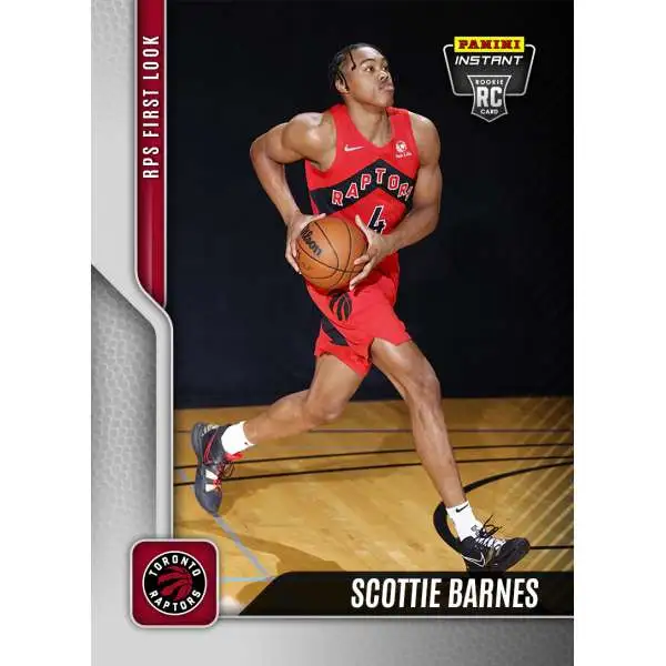 NBA Toronto Raptors 2021-22 Instant RPS First Look Basketball Scottie Barnes [Rookie Card]