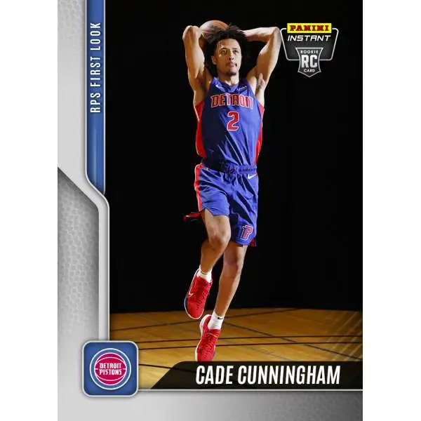 NBA Detroit Pistons 2021-22 Instant RPS First Look Basketball Cade Cunningham [Rookie Card]